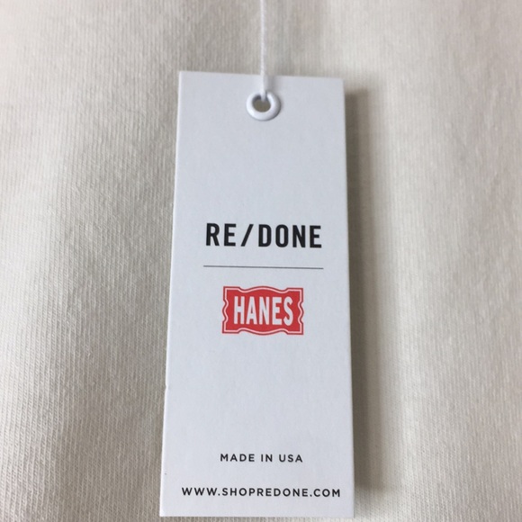 NWT RE/DONE 90s Long Sleeve Motel Tee - Picture 11 of 14